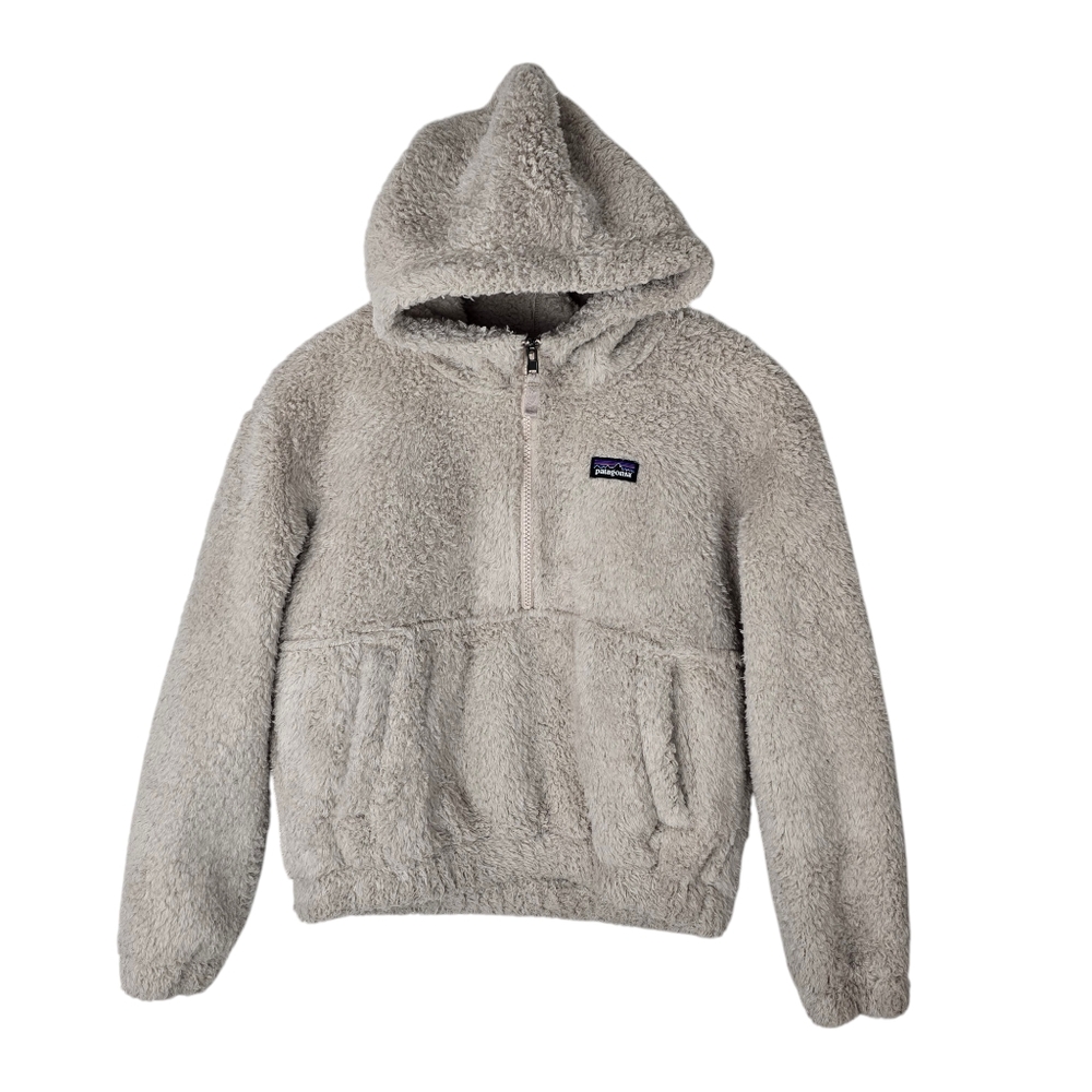 Patagonia Los Gatos Hoody Sweatshirt Shroom Taupe Girls Size L